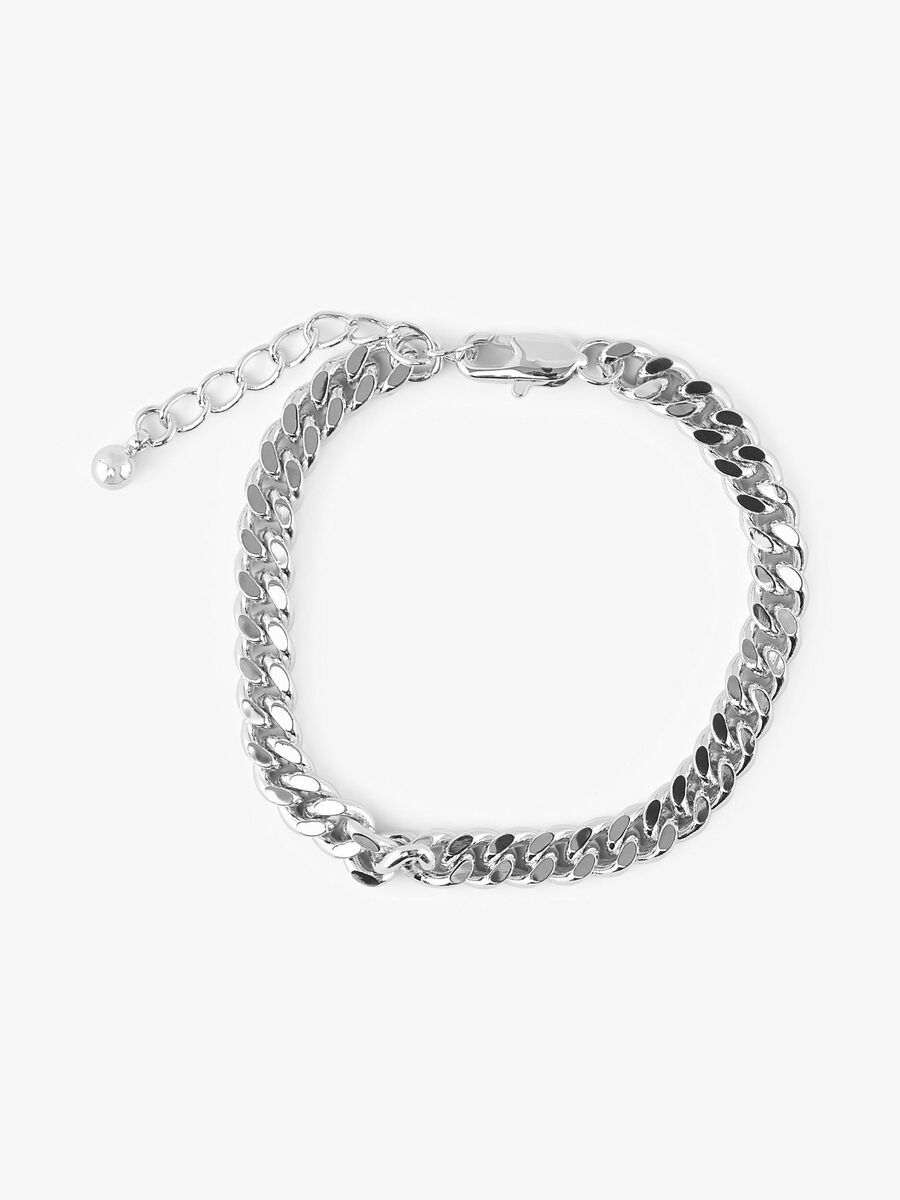 Pieces PLAQUÉE BRACELET, Silver Colour, highres - 17113137_SilverColour_001.jpg