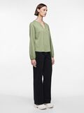 Pieces PCDREW LONG SLEEVED BLOUSE, Hedge Green, highres - 17149733_HedgeGreen_005.jpg