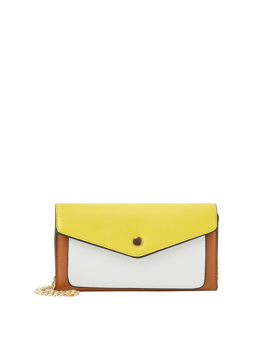 Pieces COLOUR-BLOCK CLUTCH, Cognac, highres - 17094708_Cognac_001.jpg