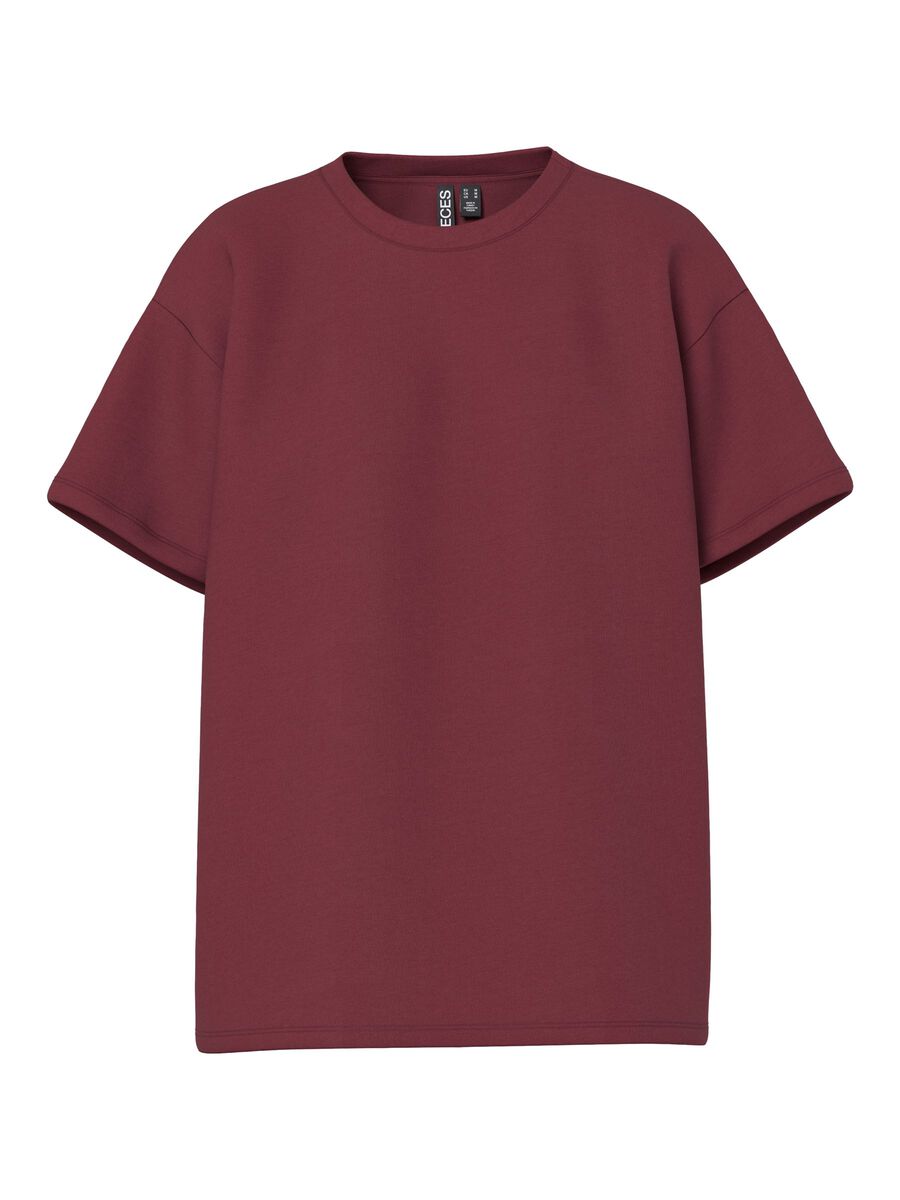 Product carousel image - PCSKYLAR OVERSIZED T-SHIRT, Tawny Port | 1