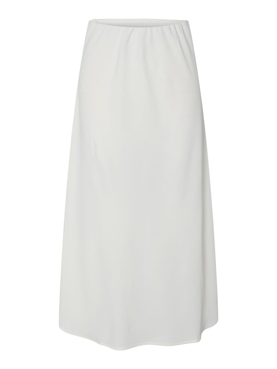 Pieces PCFRANAN MIDI SKIRT, Bright White, highres - 17116541_BrightWhite_001.jpg