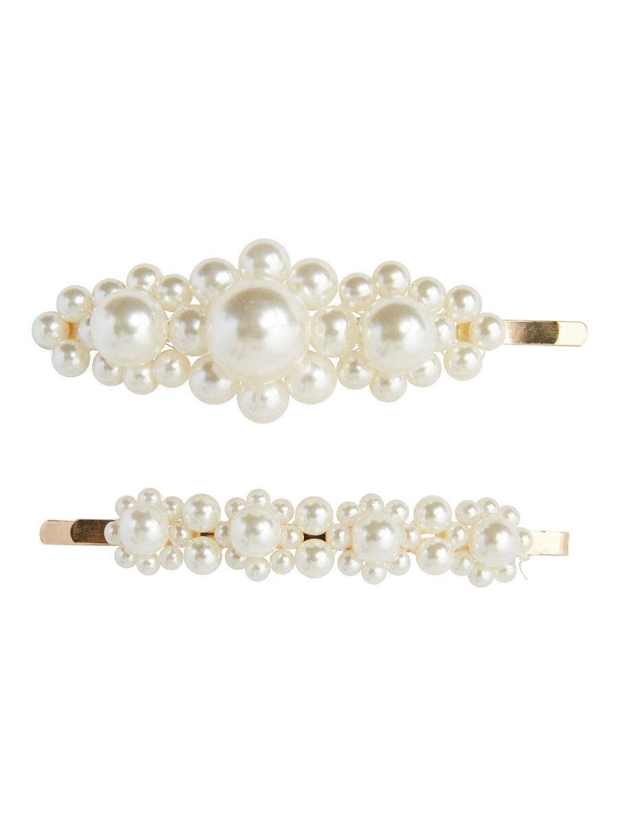 Pieces 2-PACK BEADED HAIRPINS, Gold Colour, highres - 17101237_GoldColour_736072_001.jpg