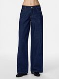 Product image thumbnail - PCSELMA LW WIDE FIT JEANS, Dark Blue Denim | 3