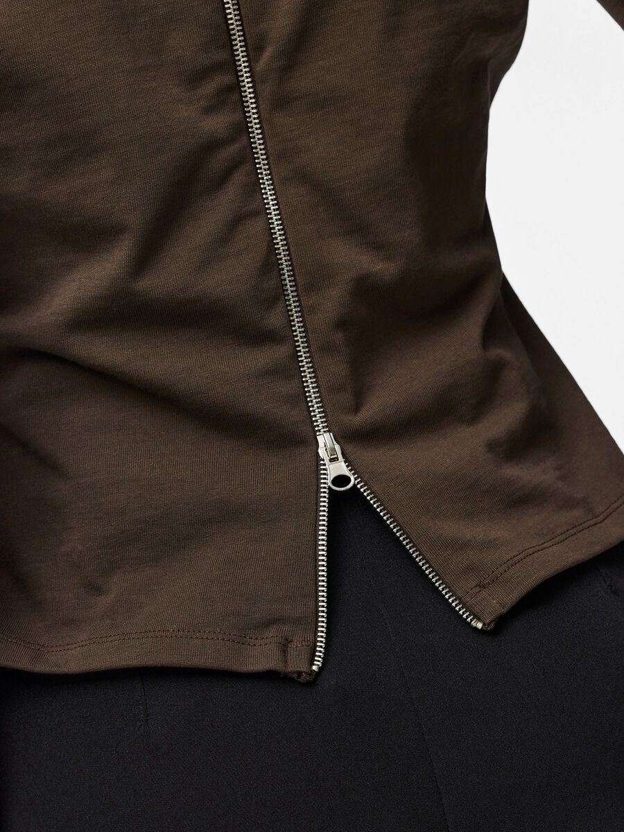 Carousel image - PCAMY ZIP LONG-SLEEVED T-SHIRT, Delicioso | 4