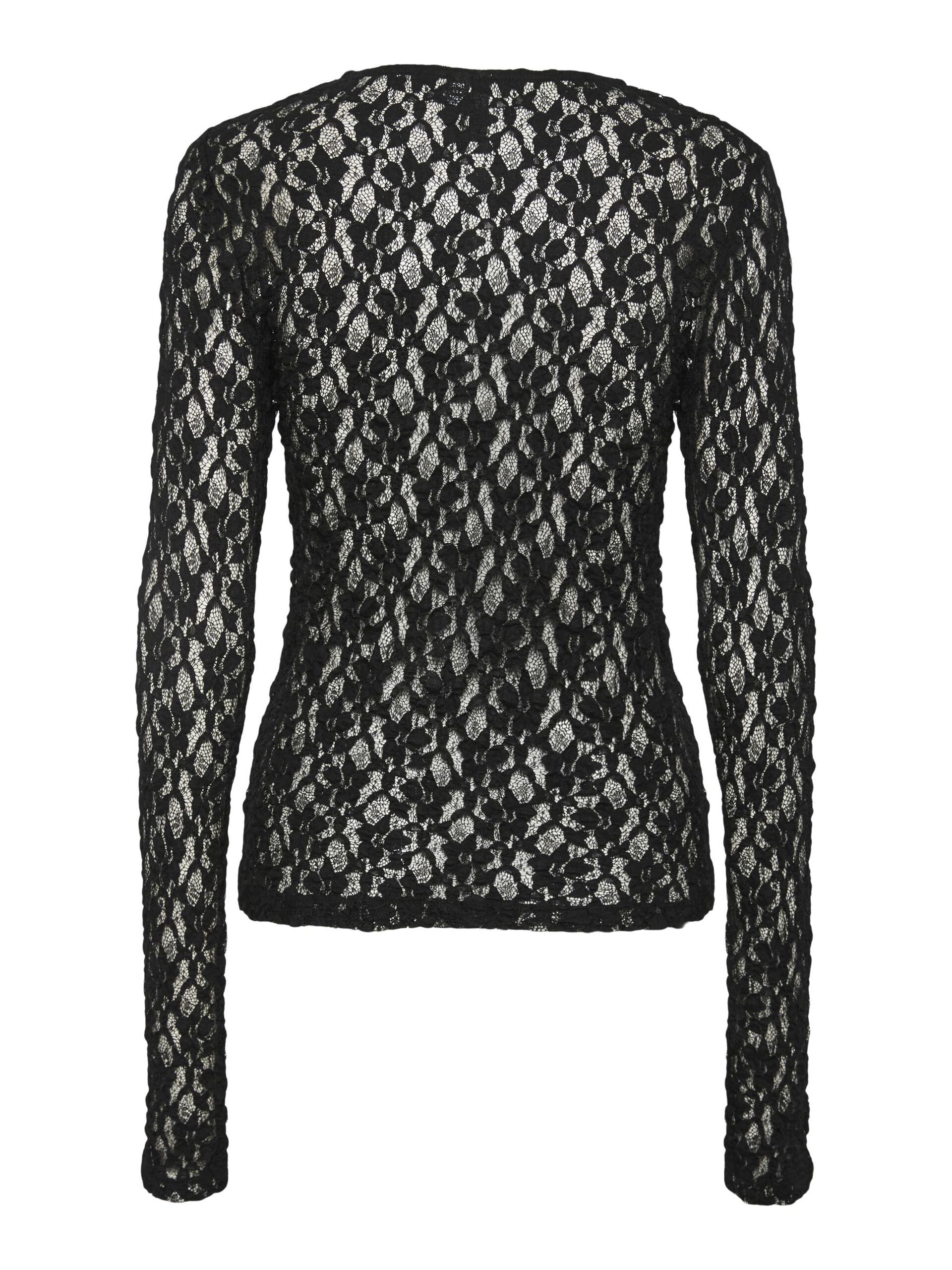 Carousel image - PCHAZEL LONG SLEEVED TOP, Black | 6