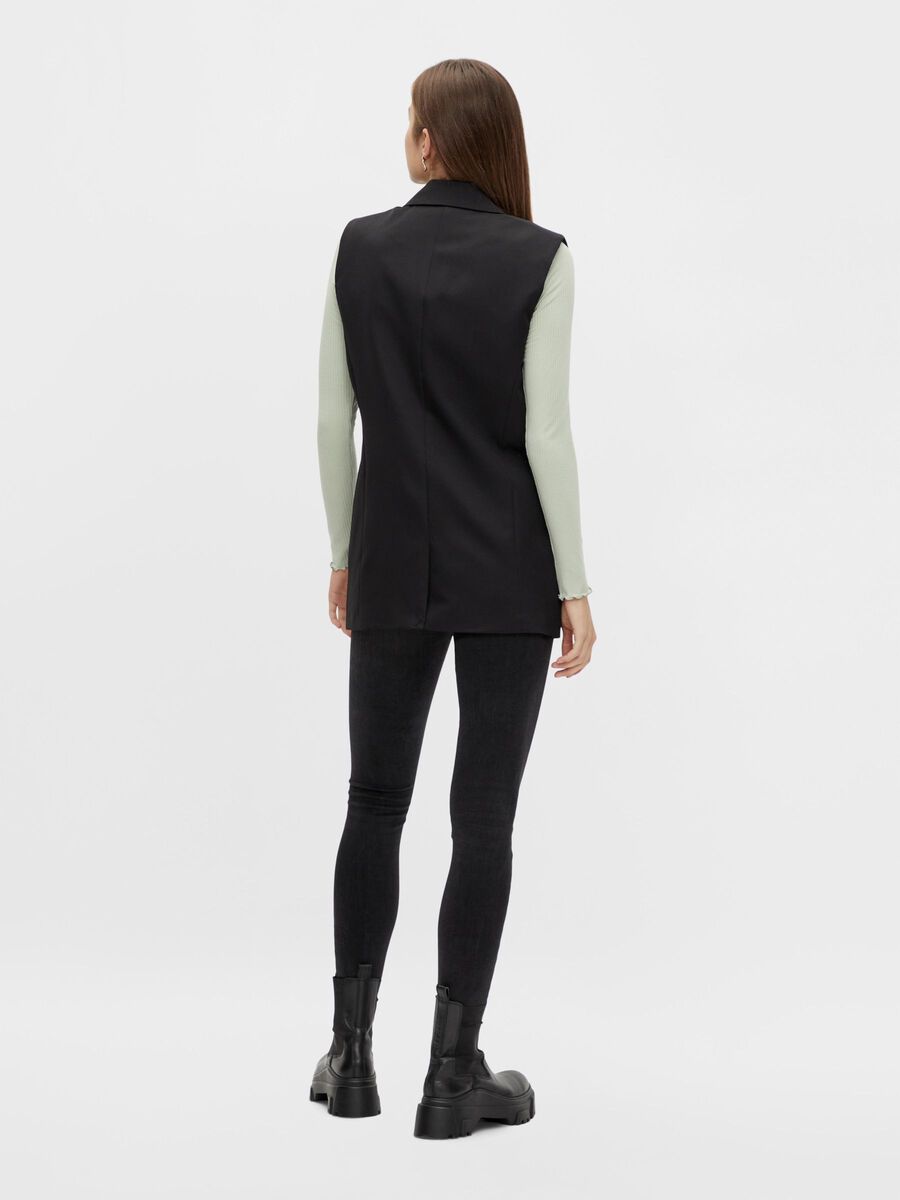 Product carousel image 2 PCFLORITA WAISTCOAT, Black