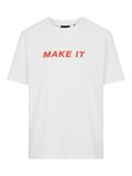 Pieces „MACH ES“ T-SHIRT, Bright White, highres - 17118804_BrightWhite_896448_001.jpg