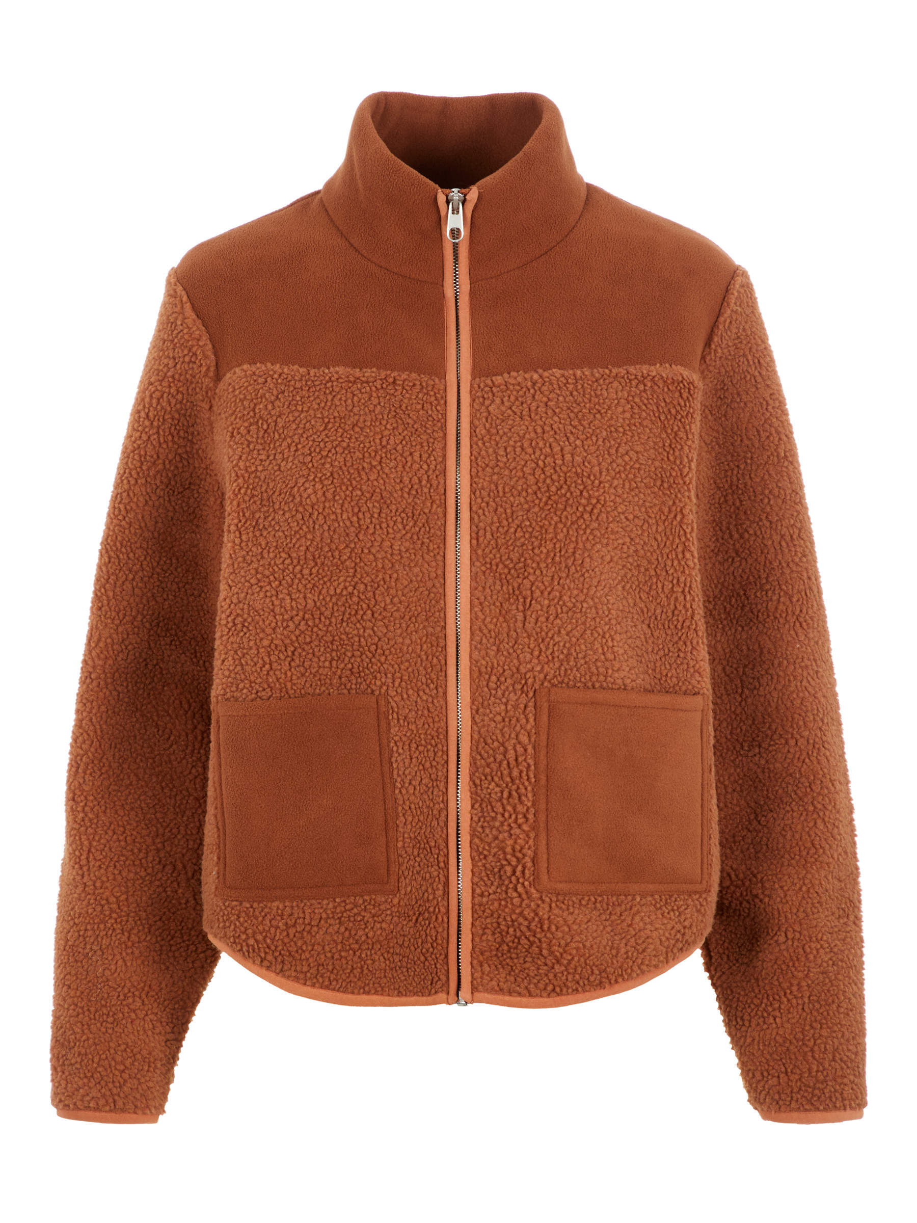 PCSADIE TEDDY JACKET | Brown | PIECES® Denmark