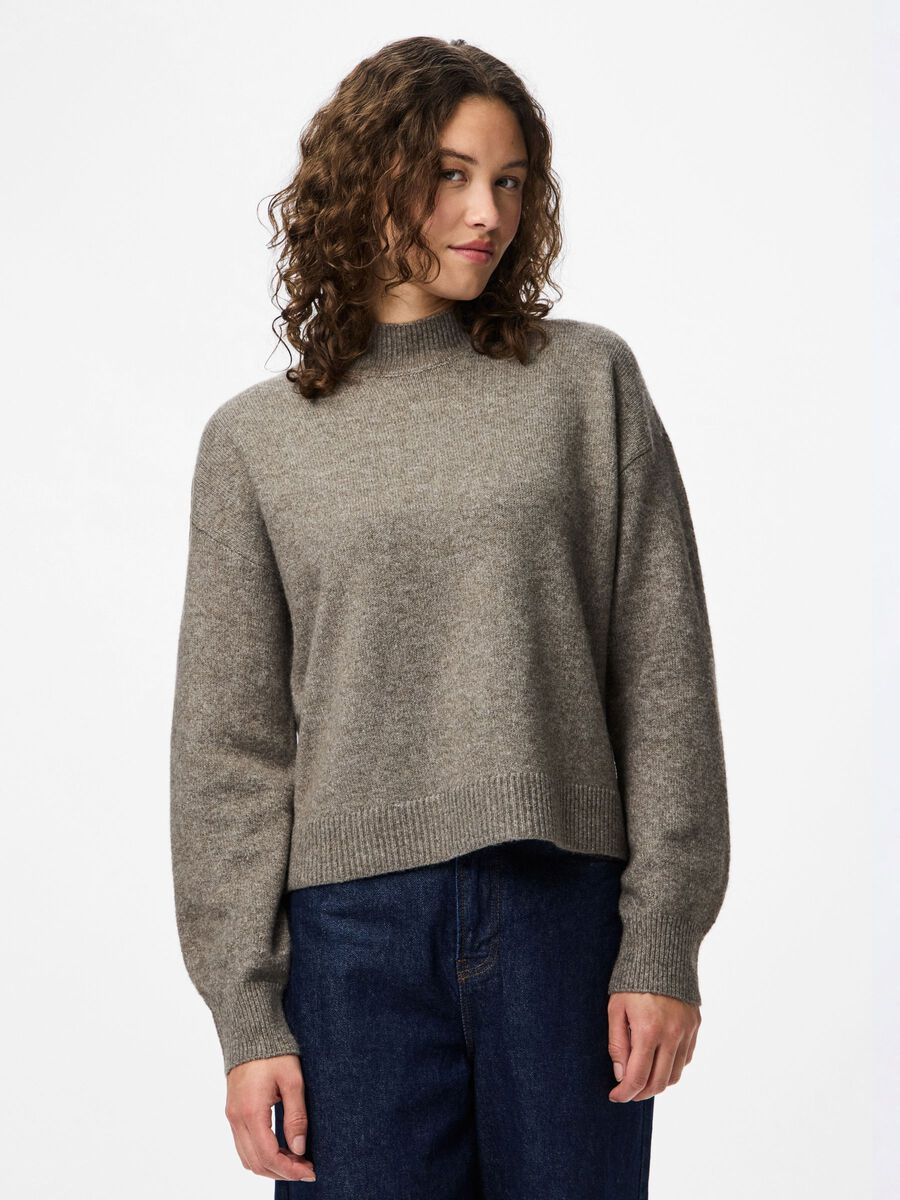 Carousel image - PCMALOU PULLOVER, Morel | 1