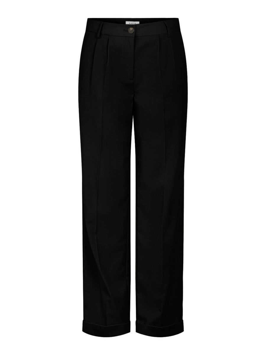 Pieces AMPLE PANTALON, Black, highres - 17102066_Black_001.jpg