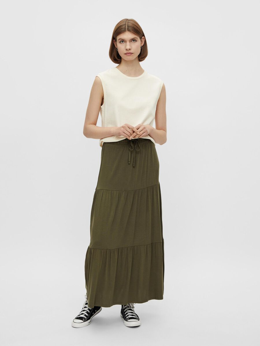 Pieces PCNEORA MAXI SKIRT, Grape Leaf, highres - 17105549_GrapeLeaf_005.jpg