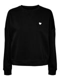 Pieces PCATELLA SWEATSHIRT, Black, highres - 17124806_Black_987234_001.jpg