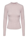 Pieces PCFRILLA STRIKKET PULLOVER, Pastel Lavender, highres - 17129585_PastelLavender_973914_001.jpg