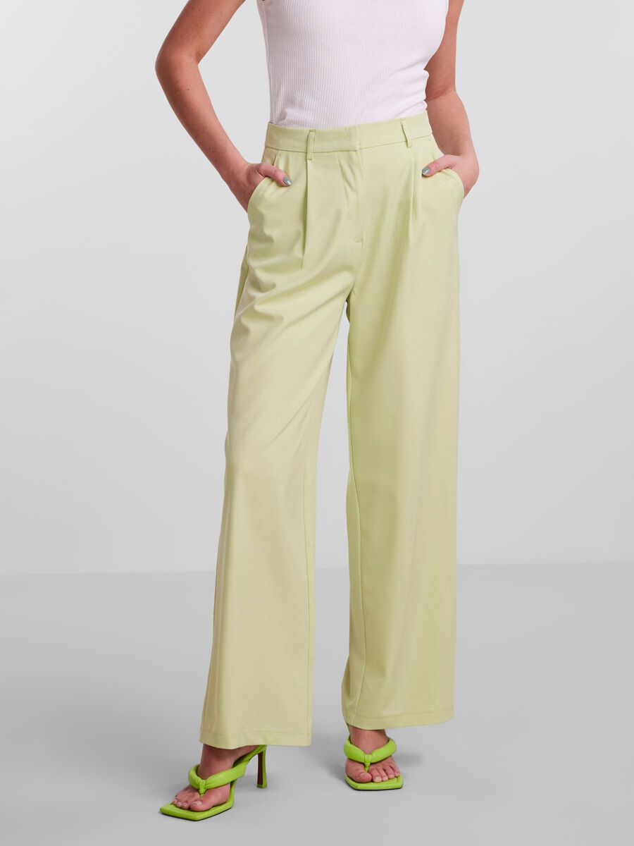 Pieces PCSIZE HIGH WAISTED TROUSERS, Butterfly, highres - 17124525_Butterfly_003.jpg