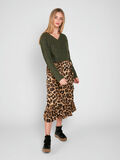 Pieces LEOPARD WRAP NEDERDEL, Black, highres - 17097210_Black_695975_005.jpg