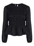 Pieces PCNILLA LONG SLEEVED TOP, Black, highres - 17124947_Black_001.jpg