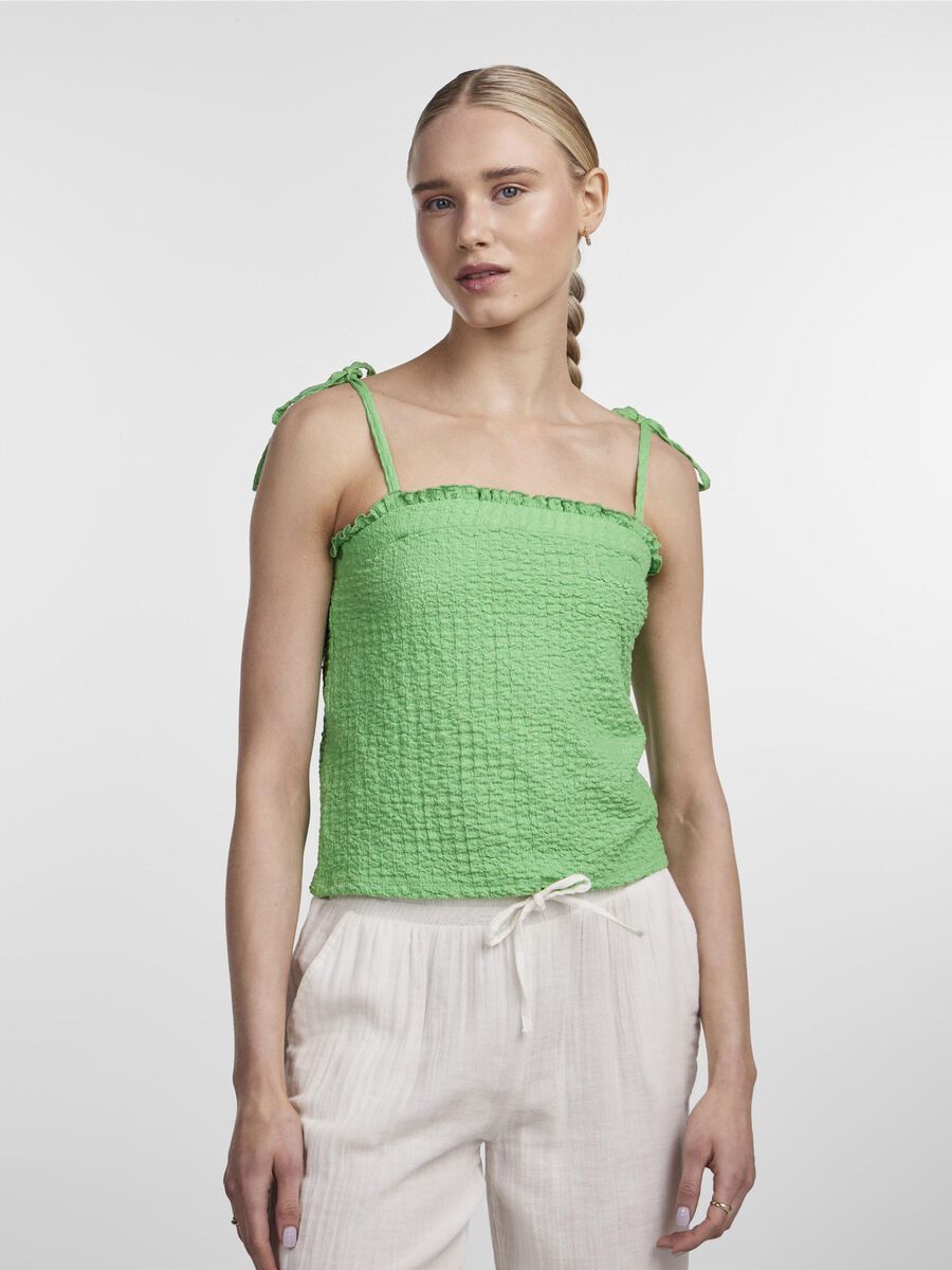 Pieces PCLARA SLEEVELESS TOP, Absinthe Green, highres - 17142870_AbsintheGreen_003.jpg