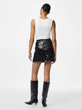 Product image thumbnail - PCMALOU MINI SKIRT, Black | 2