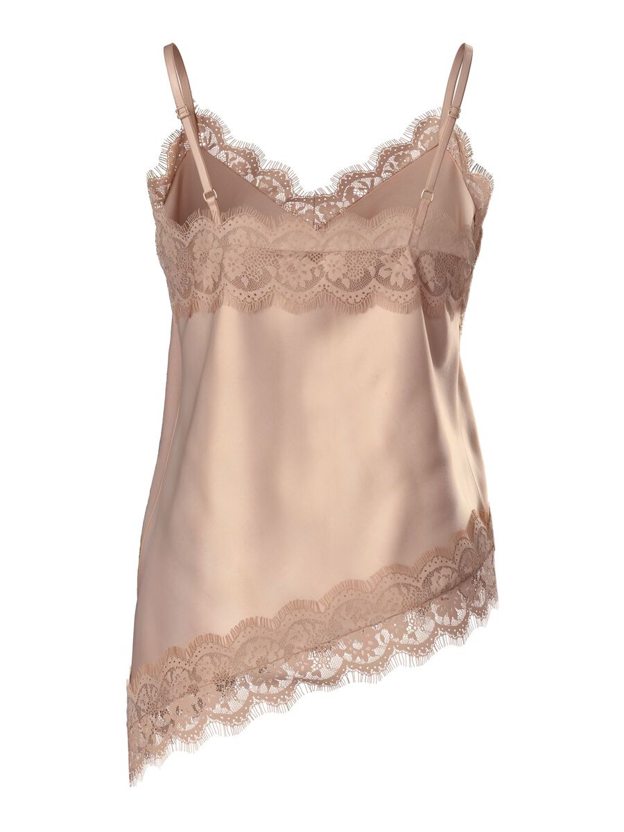 Product carousel image - PCNOMI SATENG BLONDE TOPP MED STROPPER, Light Taupe | 2