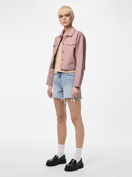 Pieces PCTESSIE DENIM JACKET, Woodrose, highres - 17133488_Woodrose_005.jpg