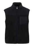 Pieces PCSADIE TEDDY GILET, Black, highres - 17106804_Black_001.jpg