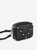 Pieces PEARL DETAILED CROSSBODY BAG, Black, highres - 17092665_Black_006.jpg