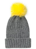 Pieces KNITTED BEANIE, Medium Grey Melange, highres - 17087507_MediumGreyMelange_607585_001.jpg