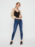 Pieces MID-RISE SLIM FIT JEANS, Medium Blue Denim, highres - 17102091_MediumBlueDenim_005.jpg