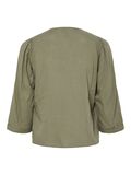Product image thumbnail - PCPIA 3/4 WIKKELBLOUSE, Deep Lichen Green | 2