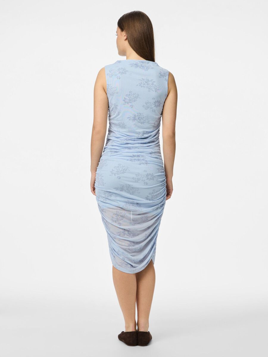 Pieces PCMERRY RUCHING MINI DRESS, Cashmere Blue, highres - 17162069_CashmereBlue_004.jpg