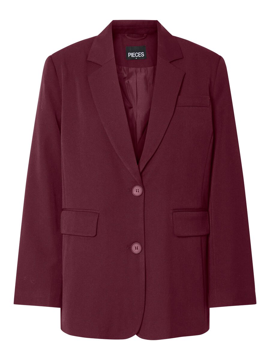 Carousel image - PCKAMIL OVERSIZED BLAZER, Tawny Port | 2