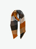 Pieces CHECKED LONG SCARF, Tannin, highres - 17108259_Tannin_001.jpg