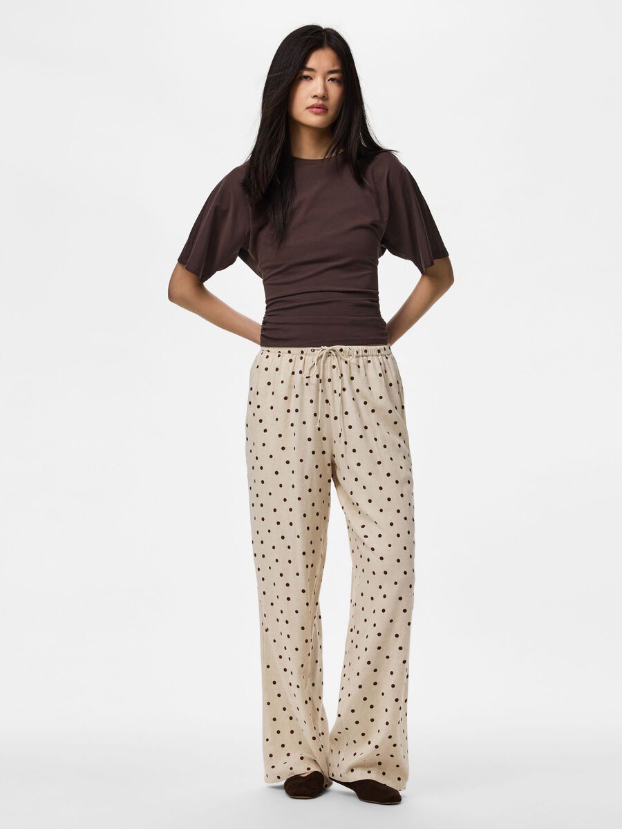 Carousel image - PCPIA LW TIE TROUSERS, Birch | 3