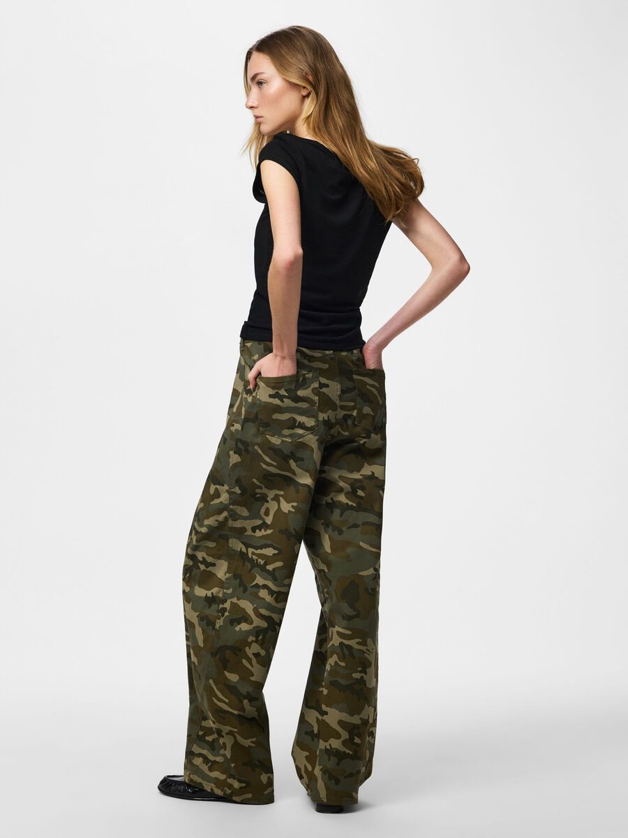 Product carousel image - PCMIMMI MW BINDEVERSCHLUSS BARREL FIT JEANS, Mermaid | 2