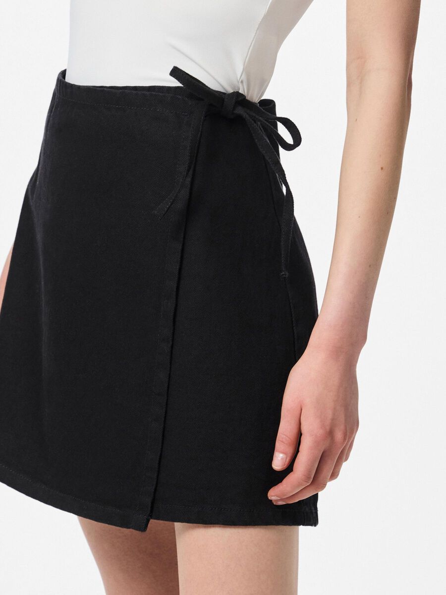Pieces FALDA CRUZADA, Black Denim, highres - 17159643_BlackDenim_006.jpg