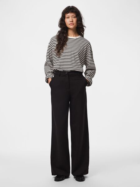 Pieces PCKAMIL WIDE-LEG TROUSERS, Black, highres - 17155335_Black_005.jpg