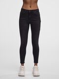 Pieces PCDELLY MW SKINNY FIT JEANS, Black, highres - 17103238_Black_003.jpg