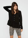 Pieces PEPLUMDETAIL  BLOUSE, Black, highres - 17100848_Black_003.jpg