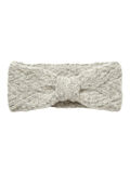 Pieces KNITTED BOW HEADBAND, Light Grey Melange, highres - 17099475_LightGreyMelange_001.jpg