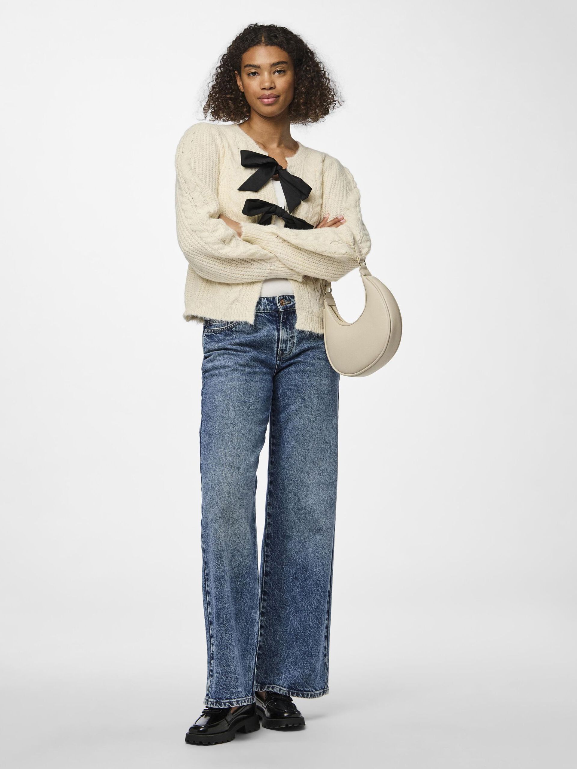 Carousel image - PCROW CARDIGAN, Birch | 5