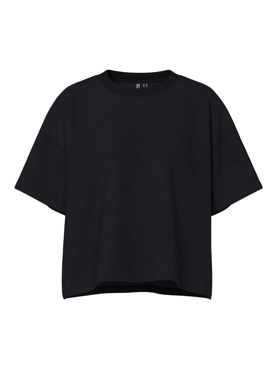 Pieces PCCHILLI SHORT SLEEVED TOP, Black, highres - 17118870_Black_001.jpg