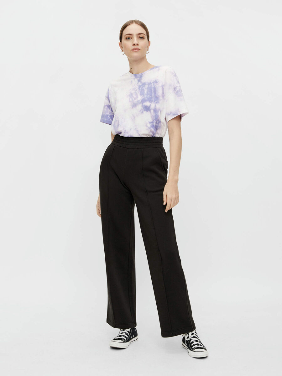 Pieces HIGH WAISTED TROUSERS, Black, highres - 17116913_Black_005.jpg