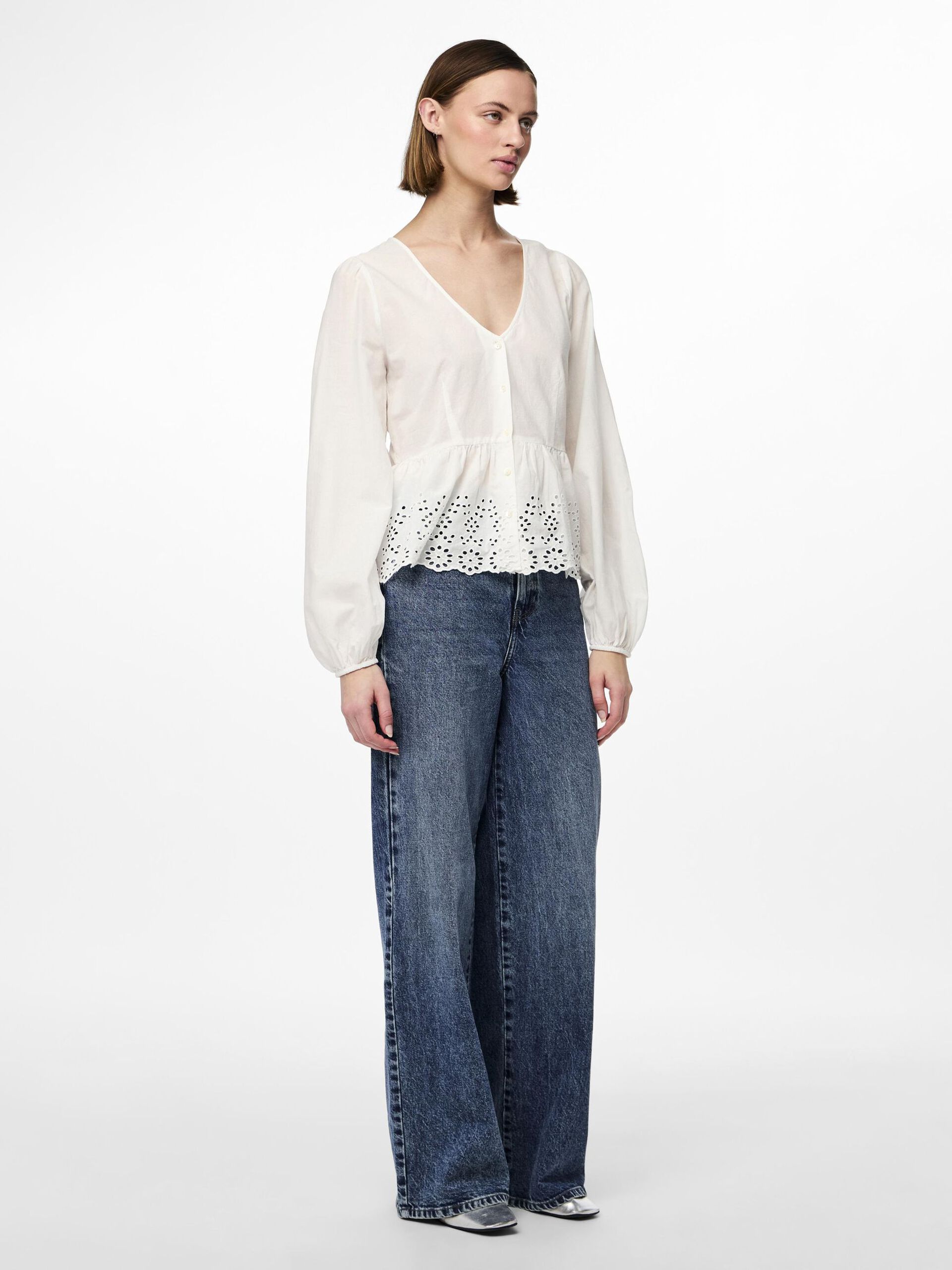Carousel image - PCMALIKA BLUSE, Bright White | 3