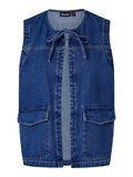 Pieces PCFENNA GEBUNDENE JEANS OBERTEIL, Dark Blue Denim, highres - 17161125_DarkBlueDenim_001.jpg
