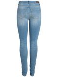 Pieces MID WAIST SKINNY FIT JEAN, Light Blue Denim, highres - 17087087_LightBlueDenim_002.jpg