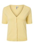 Product image thumbnail - PCNORA V-NECK  KNITTED CARDIGAN, French Vanilla | 1