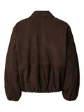 Product image thumbnail - PCTILLA - DAIM - CUIR VESTE BOMBER, Hot Fudge | 7