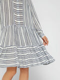 Pieces STRIPED TIERED MINI DRESS, Bright White, highres - 17104602_BrightWhite_007.jpg