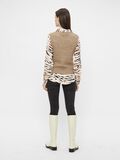 Pieces STRIKKET VEST, Tannin, highres - 17116811_Tannin_004.jpg