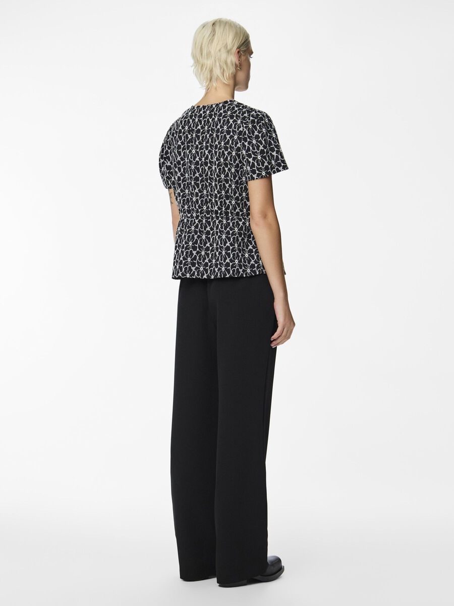 Pieces PCFELISE BRODERET TOP, Black, highres - 17151237_Black_1129255_004.jpg